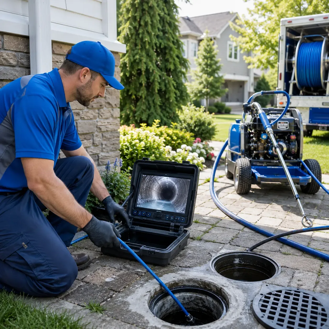 Outdoor drain cleaning professionals serving East Machias, ME